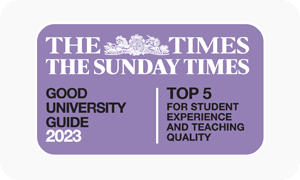 Good University Guide 2023 - Top 5 for student experience and teaching quality